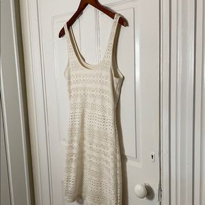 Off- White lace bodycon